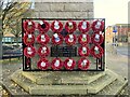 H4572 : Poppy wreaths, Memorial Place, Omagh by Kenneth  Allen