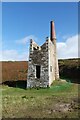 Remains of the engine house of the Wheal Prosper Tin Mine, Rinsey Head, Cornwall