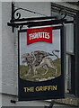 Sign for the Griffin, Market Weighton