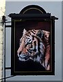 SE9136 : Sign for the Tiger Inn, North Newbald by JThomas
