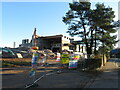 Demolition of the former BBC studios in Llandaff