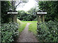 An entrance to Park Farm Village Park