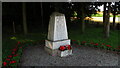 Halifax Bomber Memorial site by Riddings Hill House, Farnsfield