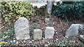 A collection of inscribed stones at Dales Countryside Museum