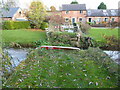 Footbridge across the River Perry out at Adcote