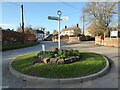 Mini-roundabout style village green in Yeaton