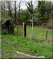 Public footpath direction sign, Tonna