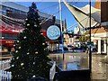 Christmas tree outside the Swan Shopping Centre