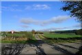 Crossroads north of Flagg Moor Farm