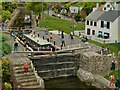 SX9265 : Babbacombe Model Village: canal lock by Stephen Craven