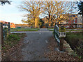 Footpath 1W crosses Foxglove Drive, Forge Wood