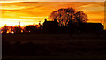 SD7809 : Sunset at Old Hall Farm by David Dixon
