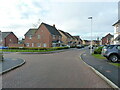 Alder Road at the junction with Juniper Way