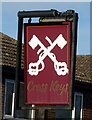 Sign for the Cross Keys, Moor End, Holme upon Spalding Moor