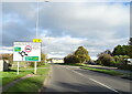 Approaching Holme Road Roundabout