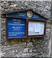 ST5192 : Church information board, Mounton, Monmouthshire by Jaggery