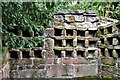 SJ4182 : Speke Hall: Remains of a stone dovecote by Michael Garlick