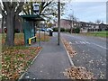 Bus stop on Longcroft Drive, Waltham Cross