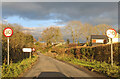 Entering Rawridge in low afternoon light