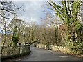 Road bridge over disused railway