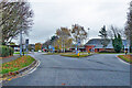 Roundabout in industrial and retail area, Kettering