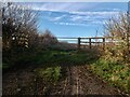 Field entrance near Middleton-on -the-Wolds