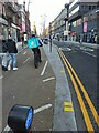 NS5866 : Cycle lane on Sauchiehall Street  by Thomas Nugent