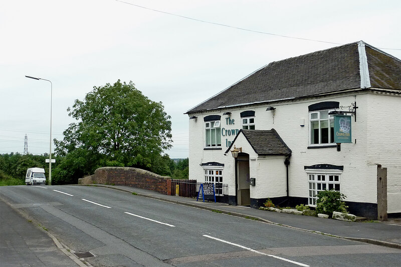 The Crown Inn in Handsacre,... © Roger D Kidd :: Geograph Britain and ...