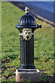 A drinking fountain at Midlem Village