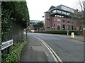 Looking from London Road into Cross Lanes