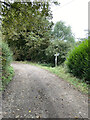 Footpath near Constitution Hill Farm