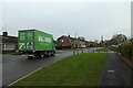 Parked lorry on Crossways