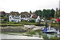 Houses by Piddinghoe Wharf