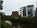 Flats overlooking Bridgwater and Taunton Canal