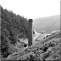 SC4087 : Snaefell Mine and stack, Isle of Man 1976 by Richard Bird