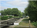 Lee and Stort Navigation: Lock no 3 - Spellbrook Lock - view north