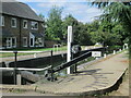 Lee and Stort Navigation: Lock no 5 - Sawbridgeworth Lock - close-up view