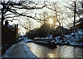 Trip boat winter mooring, Uppermill, circa 1990