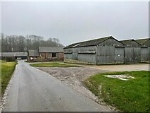 SU5653 : Shear Down Farm by Mr Ignavy