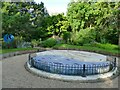 Yin/Yang symbol in Vivary Park