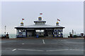 TV6198 : Midday Christmas Day 2021 view of Lion's Pier, Eastbourne by Andrew Diack