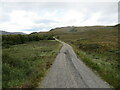 NC4652 : Strath More - Minor road near to Loch Bacach by Peter Wood