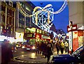 TQ2981 : Oxford Street Christmas lights by Lauren