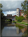 Coventry Canal at Wash Lane Bridge in Nuneaton, Warwickshire