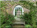 Bench and window