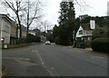 Looking south-southwest along Heathside Crescent