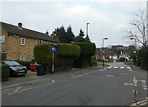 TQ0058 : Approaching the junction of Heathside Crescent and Park Road by Basher Eyre