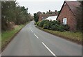 SO8591 : Church Road at Church Farm, Swindon by Ian S