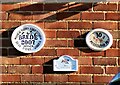 Wall plaques in Reedswood Road, Broad Oak Brede