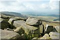 SK0787 : Gritstone Rocks and the Peak District by Jeff Buck